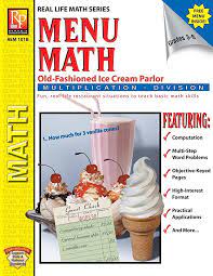 Menu Math: Old Fashioned Ice Cream
