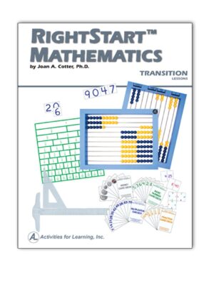 RightStart Math Transition Lessons & worksheets set of 2