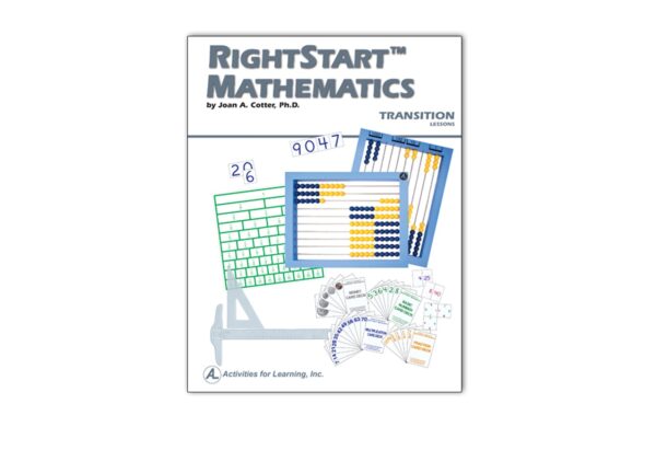 RightStart Math Transition Lessons & worksheets set of 2