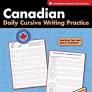 Canadian Daily Cursive Writing Practice