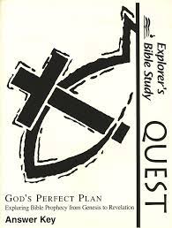Quest - God's Perfect Plan Answer Key