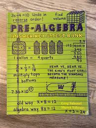 Teaching Textbook & answer key Pre-Algebra Set of 2