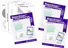 RightStart Math Level E Lessons set of 3, 2nd Edition, Cdn worksheets